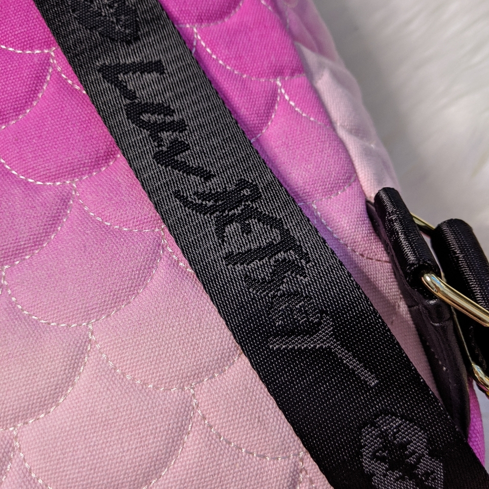 Betsey Johnson Pink Mermaid Scales Backpack Ombre - Picture 4 of 10